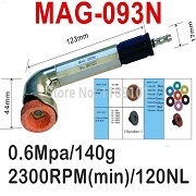 Máy mài góc hơi (khí) MAG-093N
